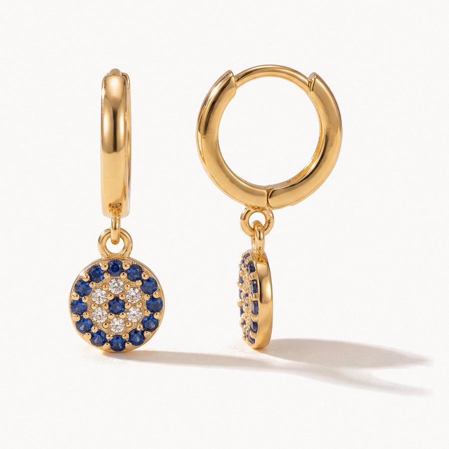Evil Eye Hoop Earrings