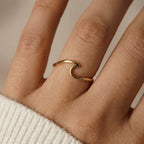 Fine Wave Ring-Rings-Yiyae-Yiyae