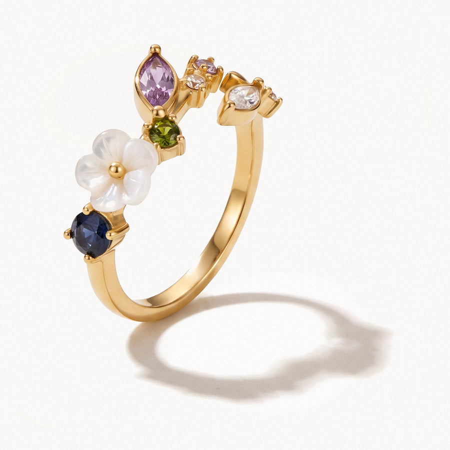 Flower Crystal Ring