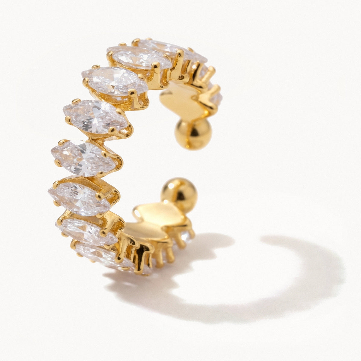 Marquise Crown Ring-Rings-Yiyae-Gold-Yiyae