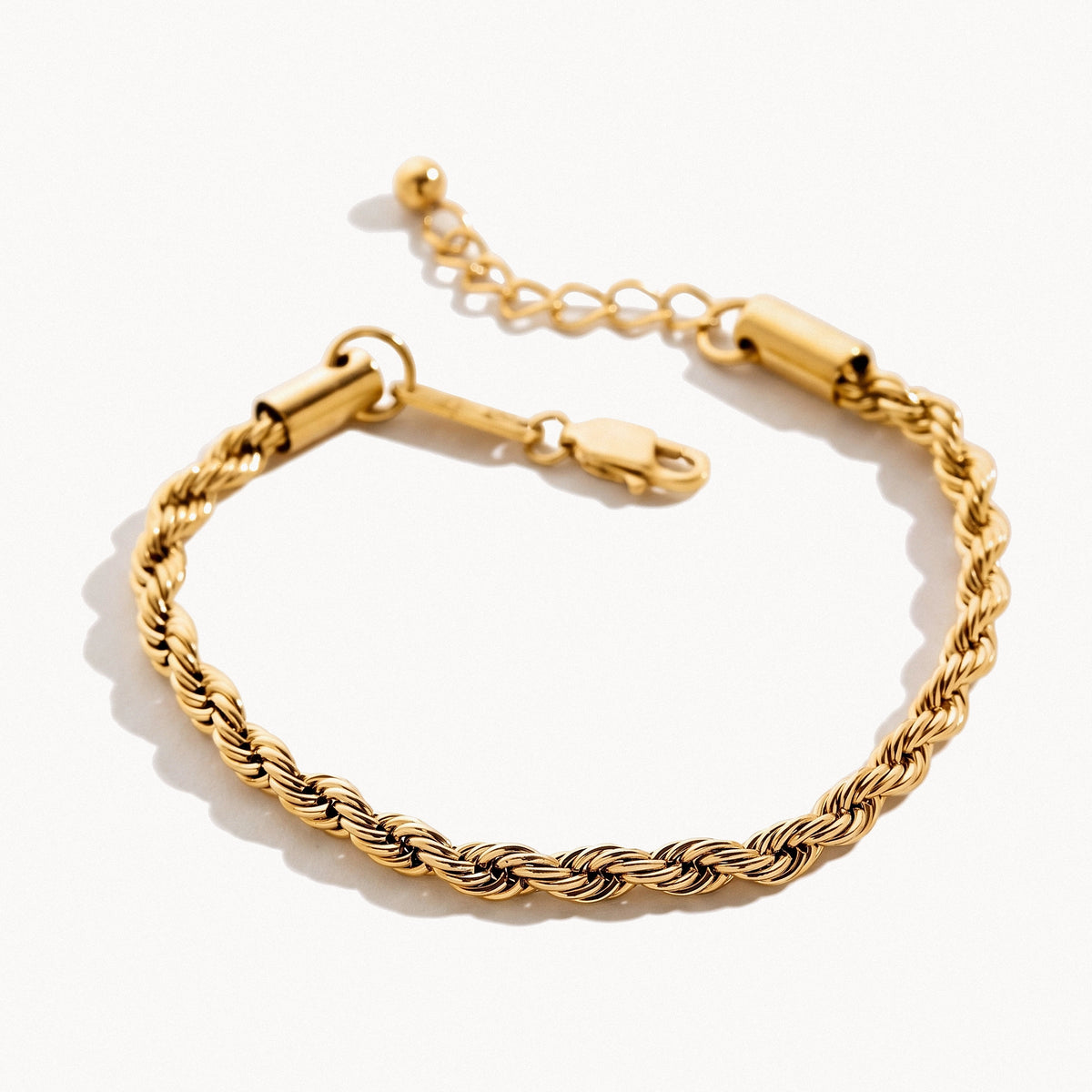 Rope Chain Bracelet - Gold - Bracelets - Yiyae